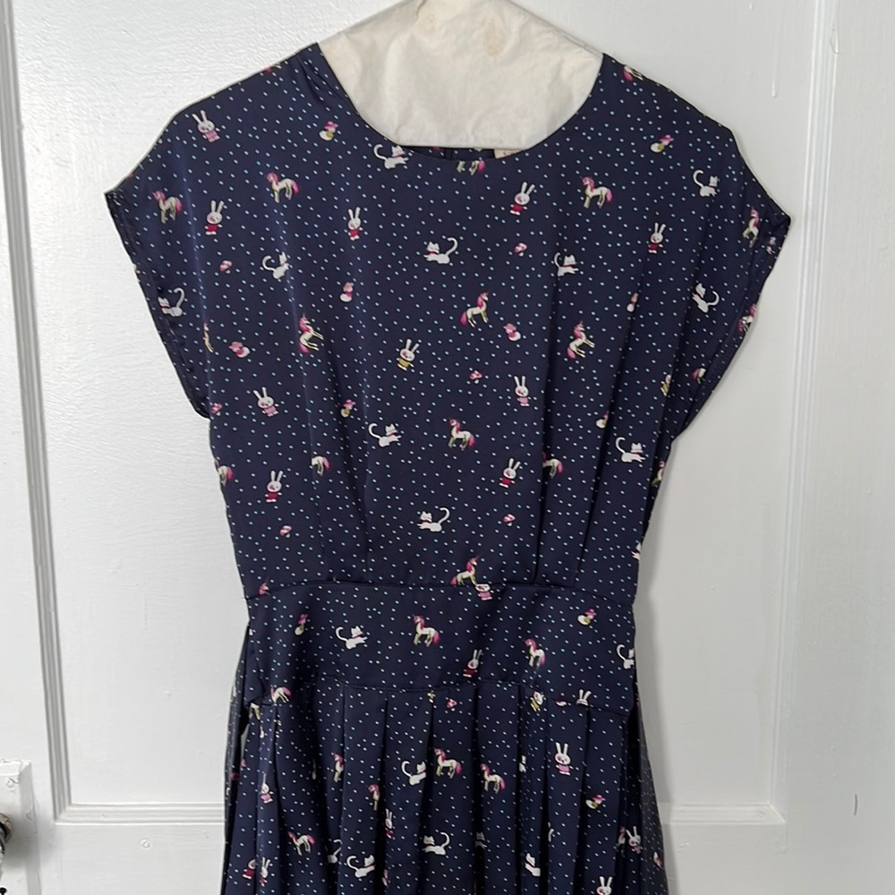 Adorable Bunny/Unicorn print dress